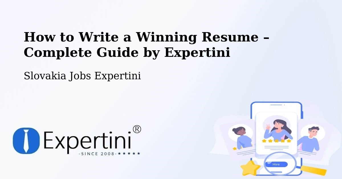 Resume Writing Guide for Job Seekers – Veľký Krtíš - Veľký Krtíš, Slovakia Jobs Expertini